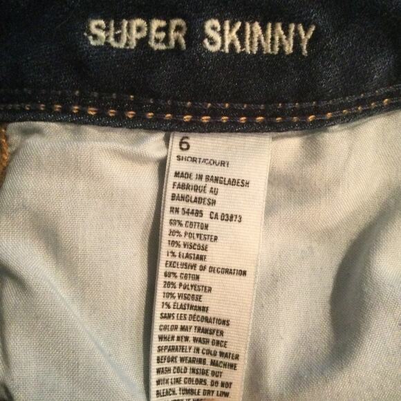 American Eagle Super Skinny ankle jeans 6 short - Picture 2 of 4